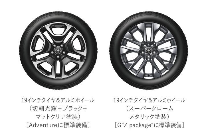 19インチタイヤ＆アルミホイール